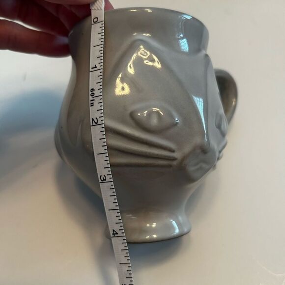NWOT Set of 2 Jonathan Adler 3D Cat mugs - Picture 7 of 7